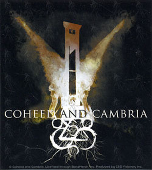 COHEED AND CAMBRIA - Burning Wings Design Sticker - 1