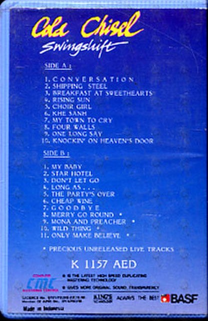 COLD CHISEL - Swingshift - 2