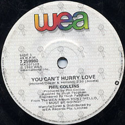 COLLINS-- PHIL - You Can't Hurry Love - 2