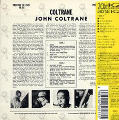 COLTRANE-- JOHN - Prestige 7105 - 2