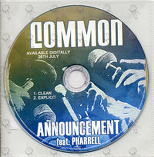 COMMON - Announcement (feat. Pharrell) - 1