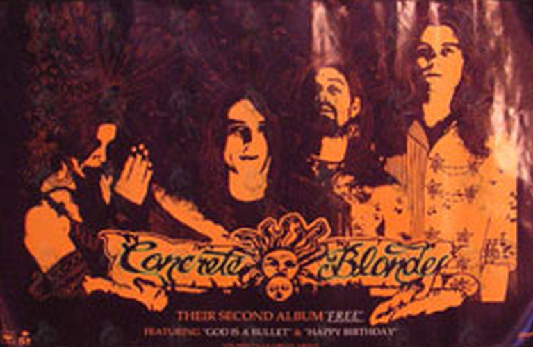 CONCRETE BLONDE - 'Free' Album Promo Poster - 1