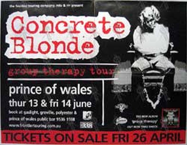 CONCRETE BLONDE - 'Prince Of Wales