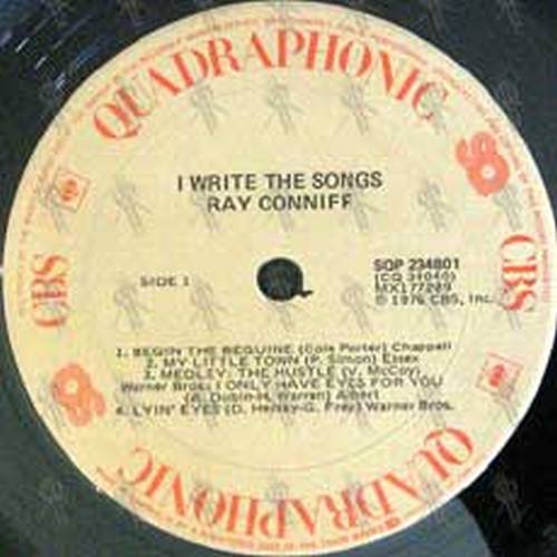 CONNIFF-- RAY - I Write The Songs - 3