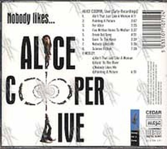 COOPER-- ALICE - Nobody Likes ... Alice Cooper Live - 2