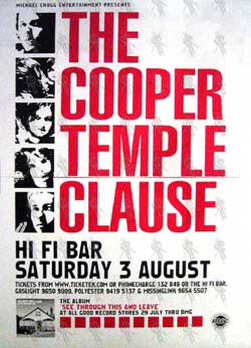 COOPER TEMPLE CLAUSE-- THE - &#39;Hi Fi Bar