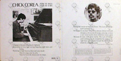 COREA-- CHICK - Now He Sings