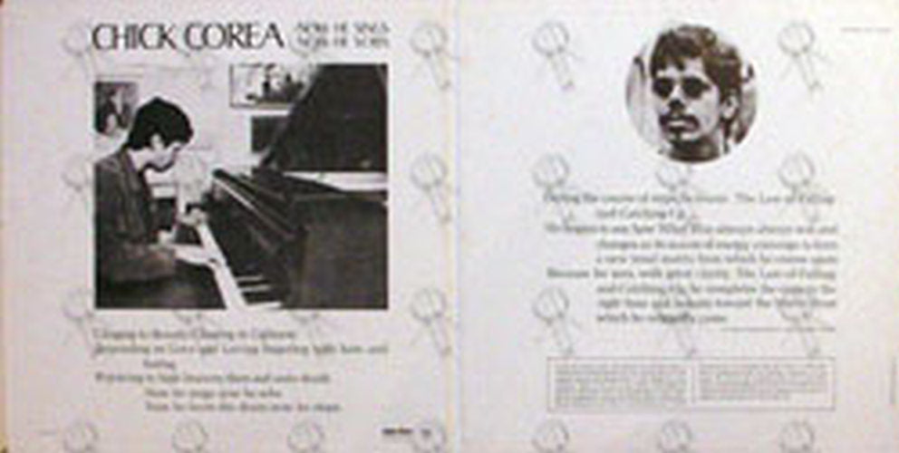 COREA-- CHICK - Now He Sings