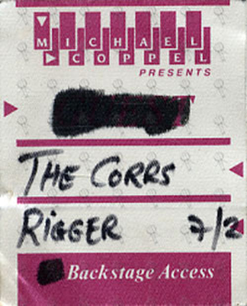 CORRS-- THE - Australian Tour 2000 Backstage Pass - 1