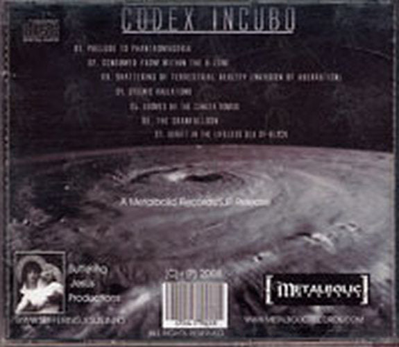 COSMIC ATROPHY - Codex Incubo - 2