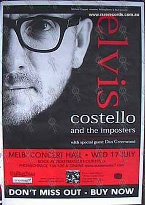 COSTELLO-- ELVIS - Melbourne Concert Hall