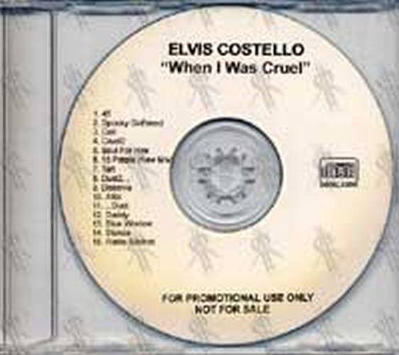 COSTELLO-- ELVIS - When I Was Cruel - 1