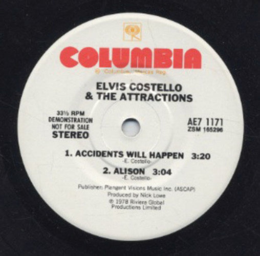 COSTELLO-- ELVIS and the ATTRACTIONS - Accidents Will Happen / Alison - 3