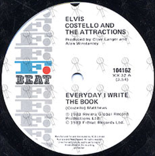COSTELLO-- ELVIS and the ATTRACTIONS - Everyday I Write The Book - 3