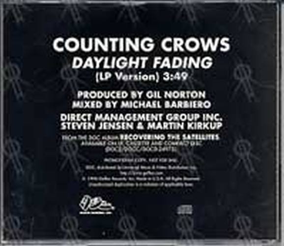 COUNTING CROWS - Daylight Fading - 2