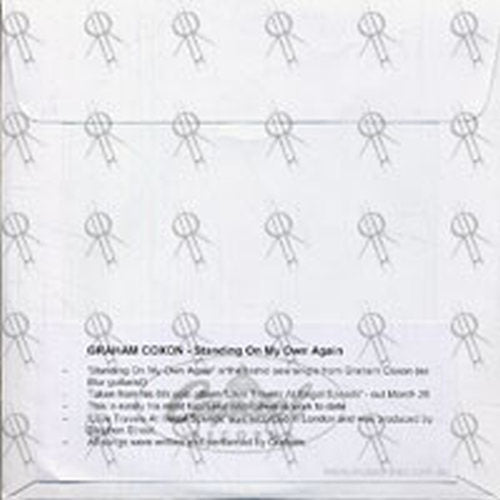 COXON-- GRAHAM - Standing On My Own Again - 2