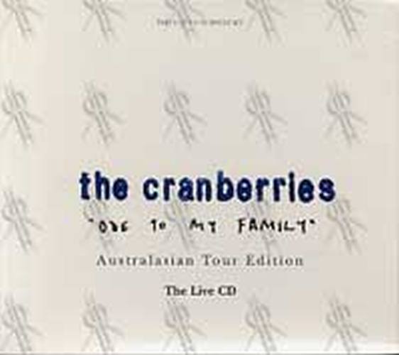CRANBERRIES-- THE - Ode to My Family - 1