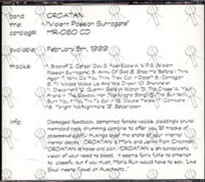 CROATAN - Violent Passion Surrogate - 2