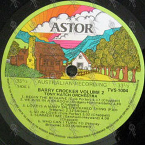CROCKER-- BARRY - Volume 2 (With The Tony Hatch Orchestra) - 4