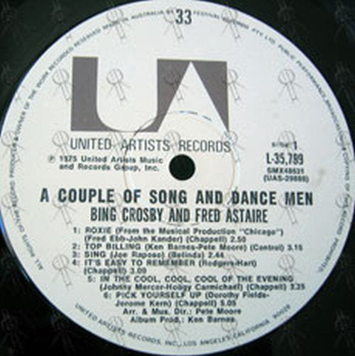 CROSBY-- BING & ASTAIRE-- FRED - A Couple Of Song & Dance Men - 3