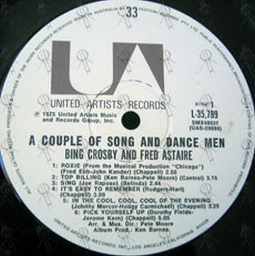 CROSBY-- BING &amp; ASTAIRE-- FRED - A Couple Of Song &amp; Dance Men - 3