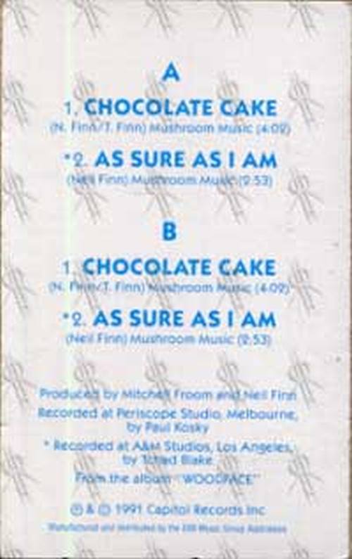 CROWDED HOUSE - Chocolate Cake - 2
