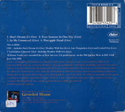 CROWDED HOUSE - Don't Dream It's Over - 2