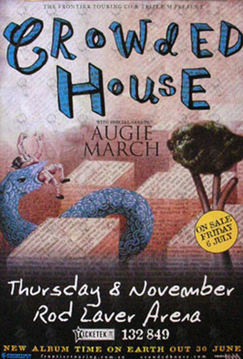CROWDED HOUSE - Thursday 8 November 2007