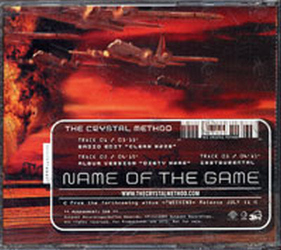CRYSTAL METHOD-- THE - Name Of The Game - 2