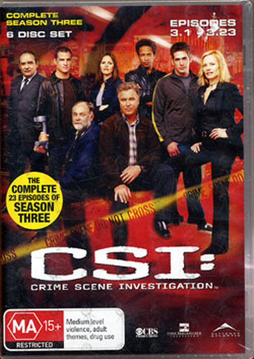 CSI: CRIME SCENE INVESTIGATION - Complete Season Three - 1