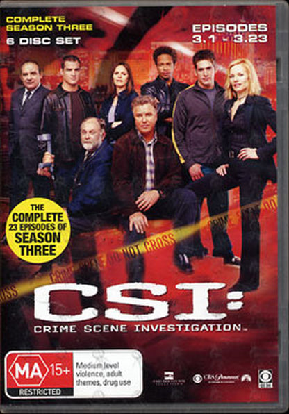 CSI: CRIME SCENE INVESTIGATION - Complete Season Three - 1