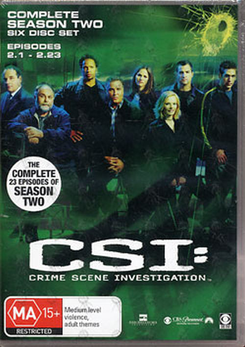 CSI: CRIME SCENE INVESTIGATION - Complete Season Two - 1