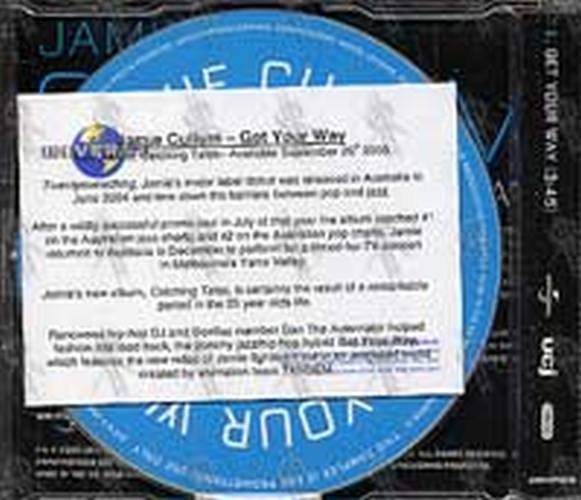CULLUM-- JAMIE - Get Your Way (Produced By Dan The Automator) - 2