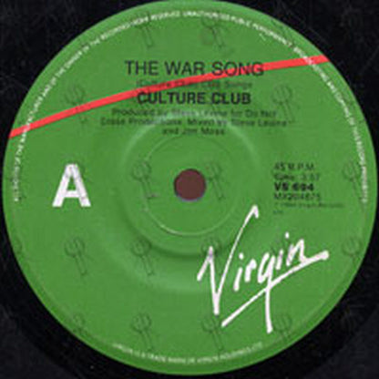 CULTURE CLUB - The War Song - 2