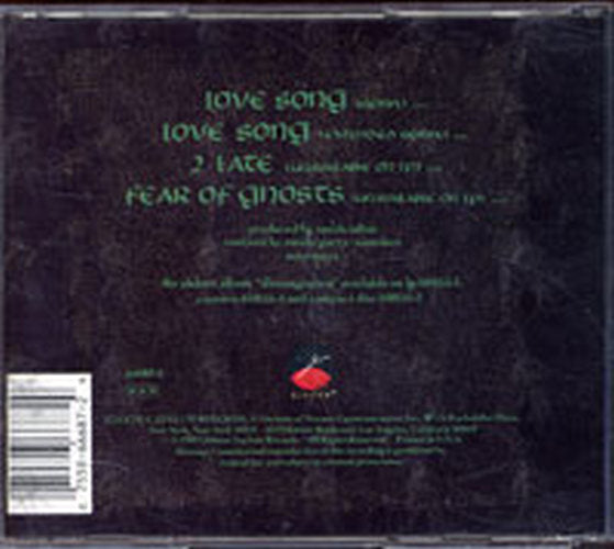 CURE-- THE - Love Song - 2