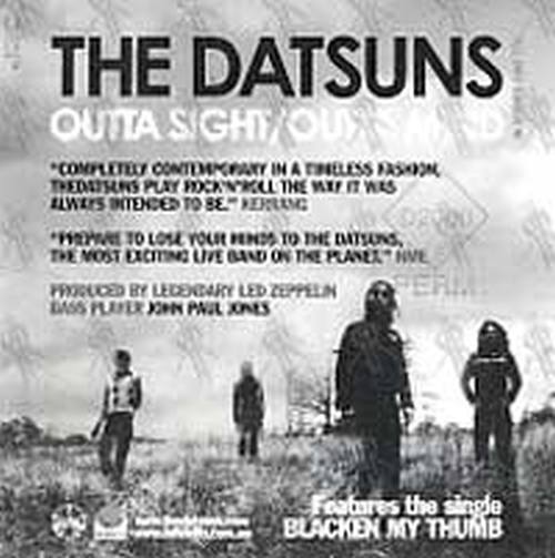 DATSUNS-- THE - 'Outta Sight/Outta Mind' Sticker - 2