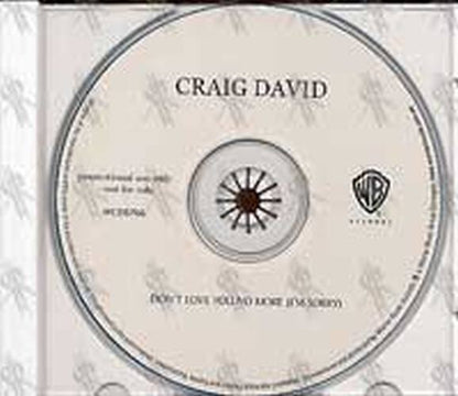 DAVID-- CRAIG - Don't Love You No More - 2