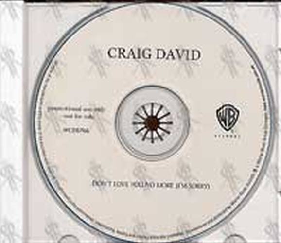 DAVID-- CRAIG - Don&#39;t Love You No More - 2