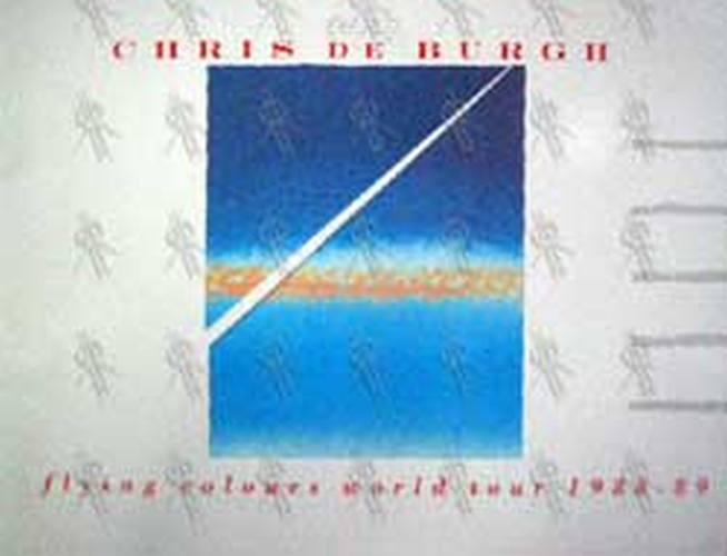 DE BURGH-- CHRIS - Flying Colours World Tour 1988-89 Program - 1