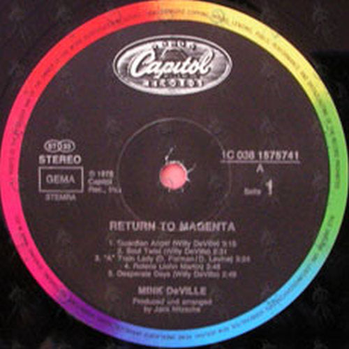 DE VILLE-- MINK - Return To Magenta - 3