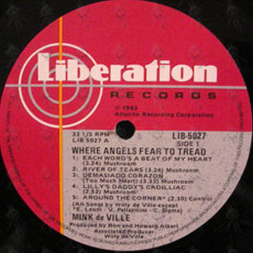 DE VILLE-- MINK - Where Angels Fear To Tread - 3