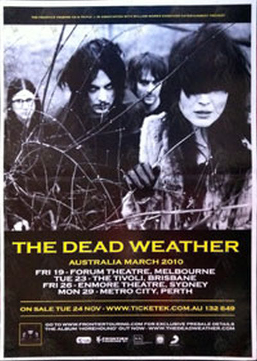 DEAD WEATHER-- THE - 2010 Australian Tour - 1