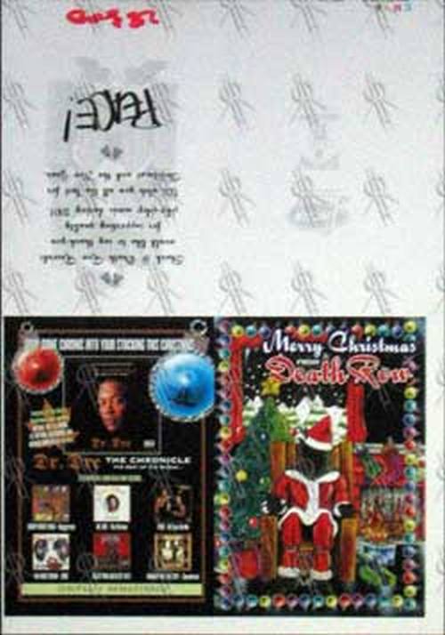 DEATH ROW - 'Death Row Records' Christmas Card Artist Proof - 1