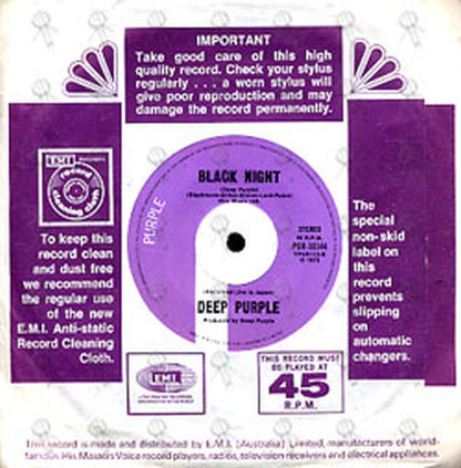 DEEP PURPLE - Woman From Tokyo / Black Night - 2