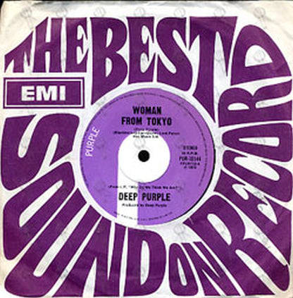 DEEP PURPLE - Woman From Tokyo / Black Night - 1