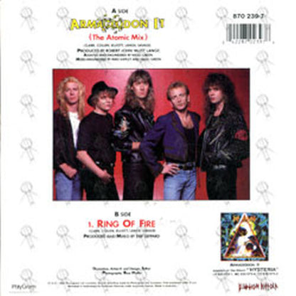 DEF LEPPARD - Armageddon It (The Atomic Mix) - 2