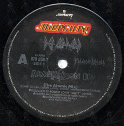 Armageddon It (The Atomic Mix) - Rare Records Au