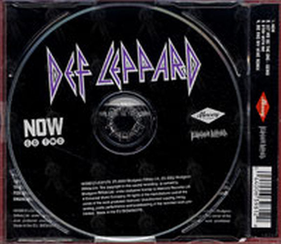 DEF LEPPARD - Now - 2