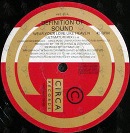 DEFINITON OF SOUND - Wear Your Love Like Heaven - 3