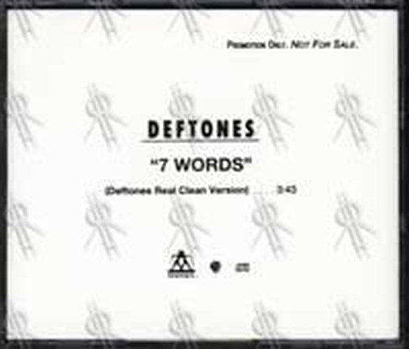 DEFTONES - 7 Words - 2